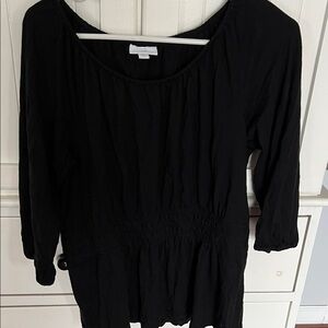 Jjill Elegant Black Women's Top size M